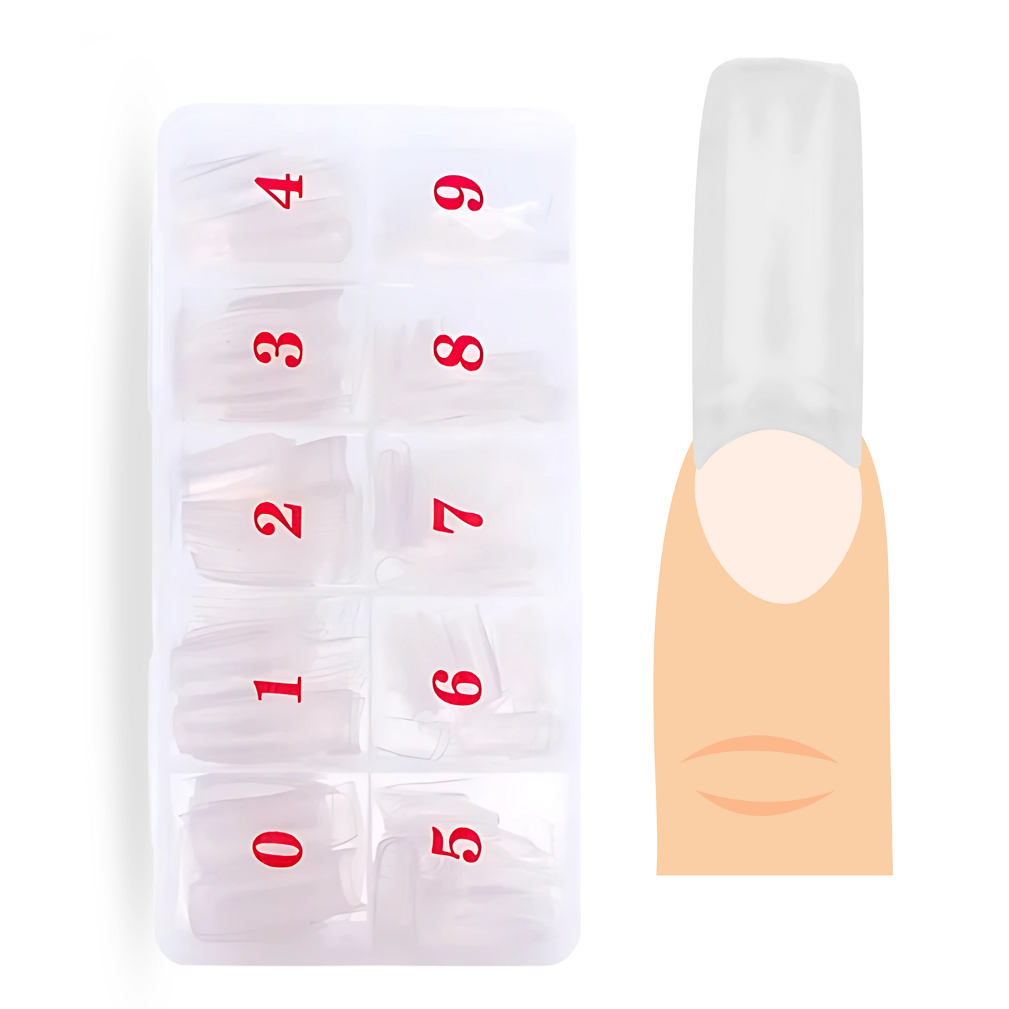 wHiPi. Long Nail Tips for Dip