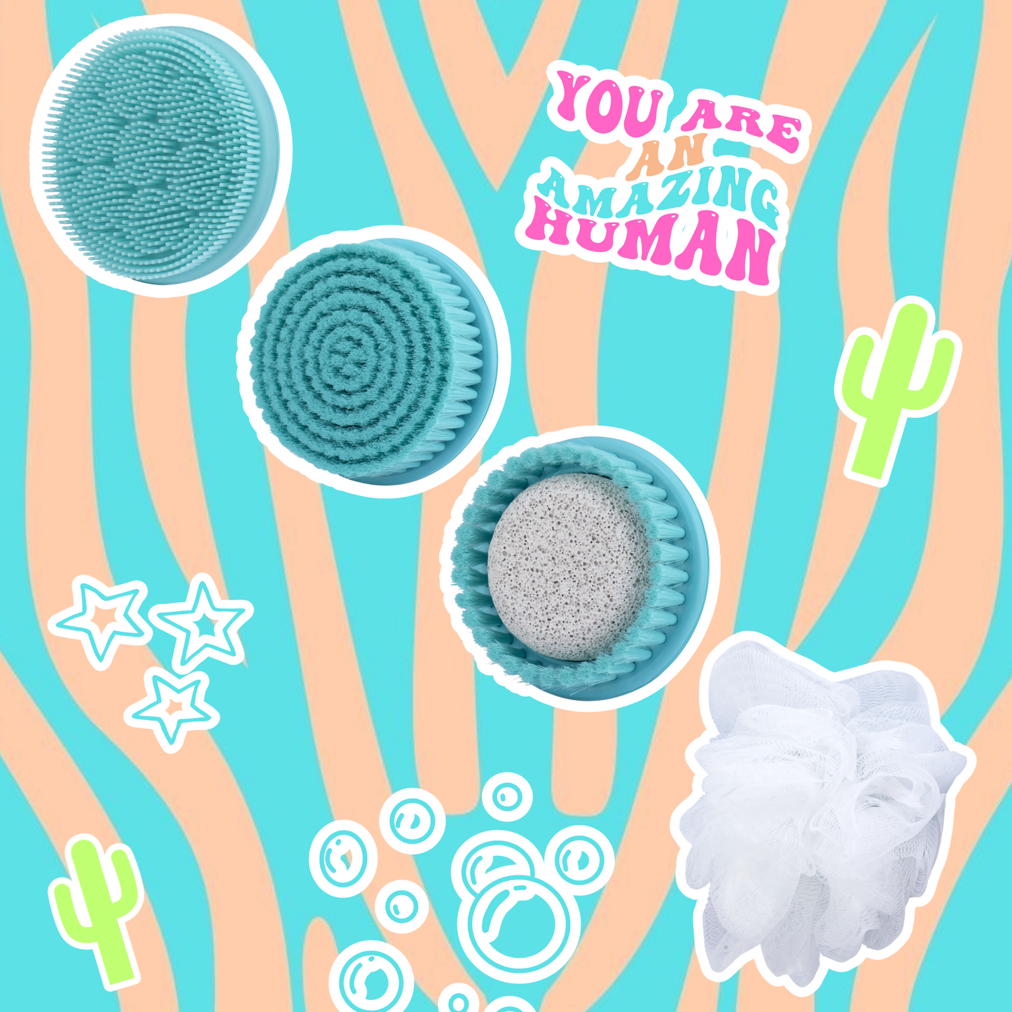Wash Away Doubt – 4-Piece Brush Head Bundle