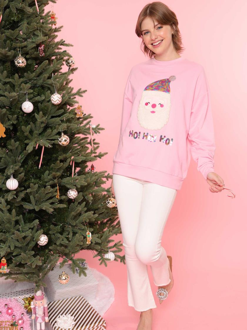 HO HO HO Santa Sweater