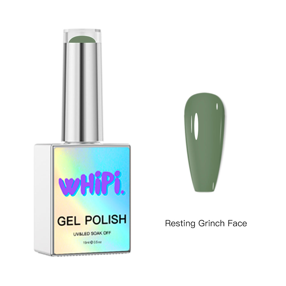 Resting Grinch Face Gel Polish