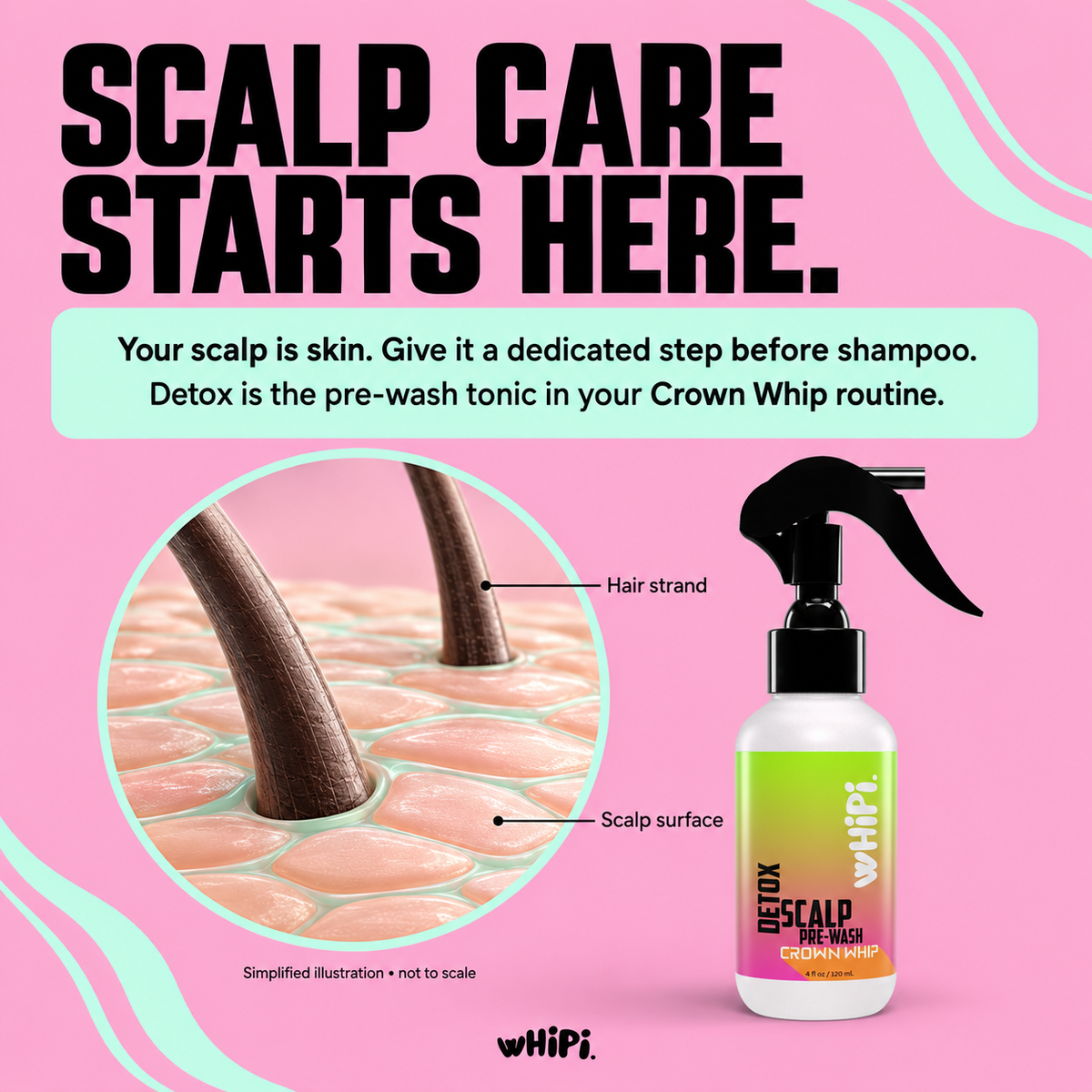 Detox – Crown Whip Scalp Pre-Wash