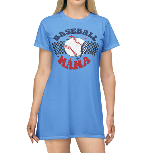 Baseball Mama Tshirt Dress