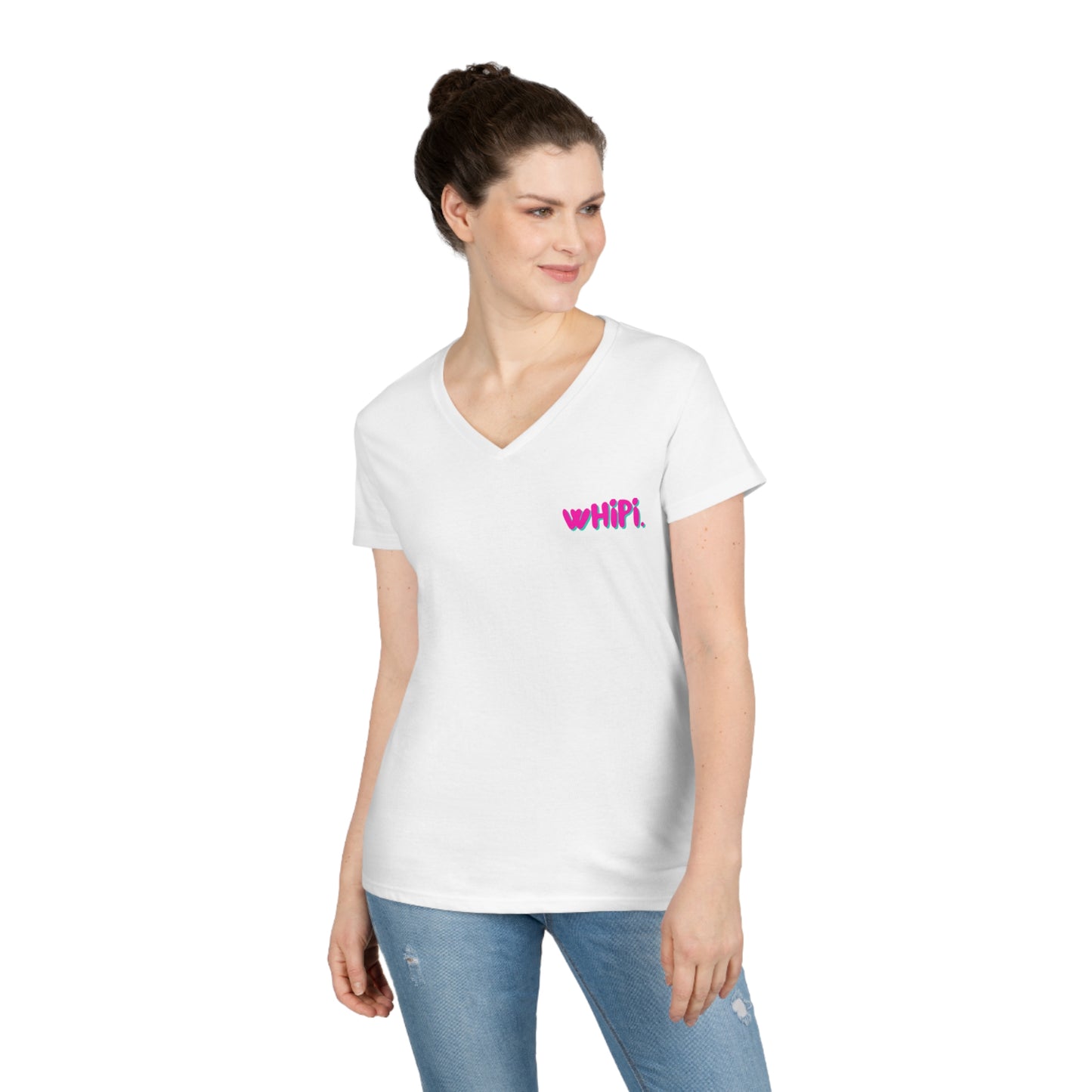 wHiPi. Small logo V-Neck T-Shirt