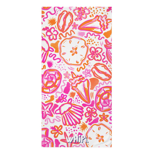 wHiPi. Seas the Day Pink Hair Towel