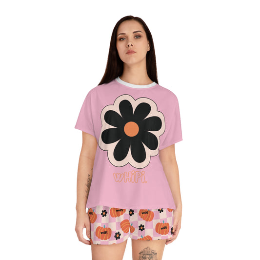 Checkered Pumpkin Lounge Set