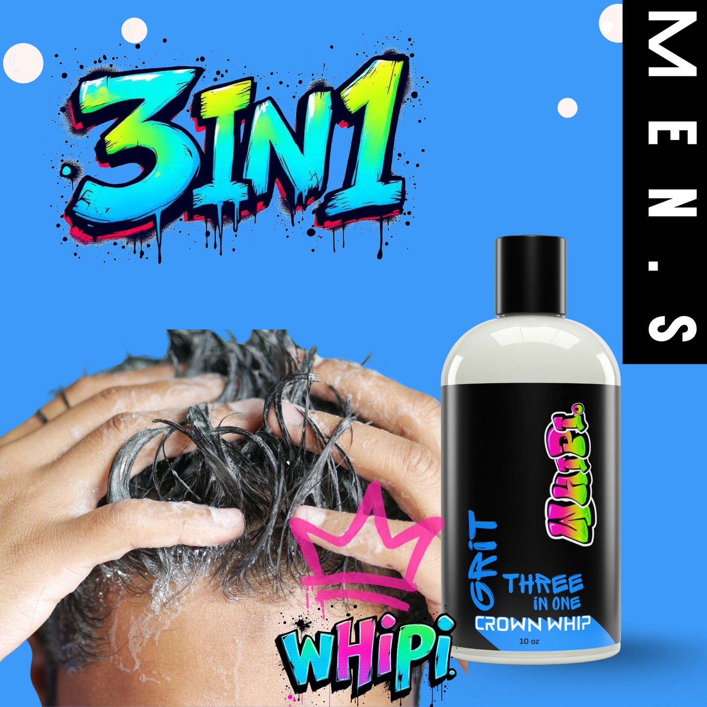 Grit- Crown Whip Three In One