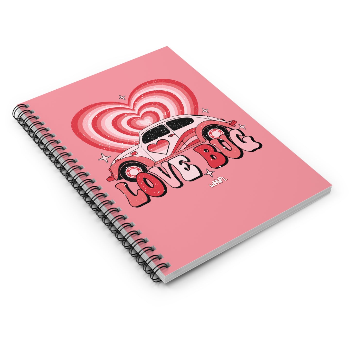 Love Bug Journal Spiral Notebook - Ruled Line