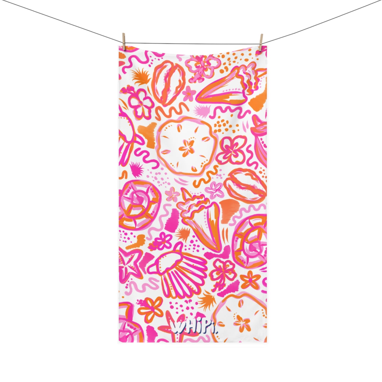 wHiPi. Seas the Day Pink Hair Towel