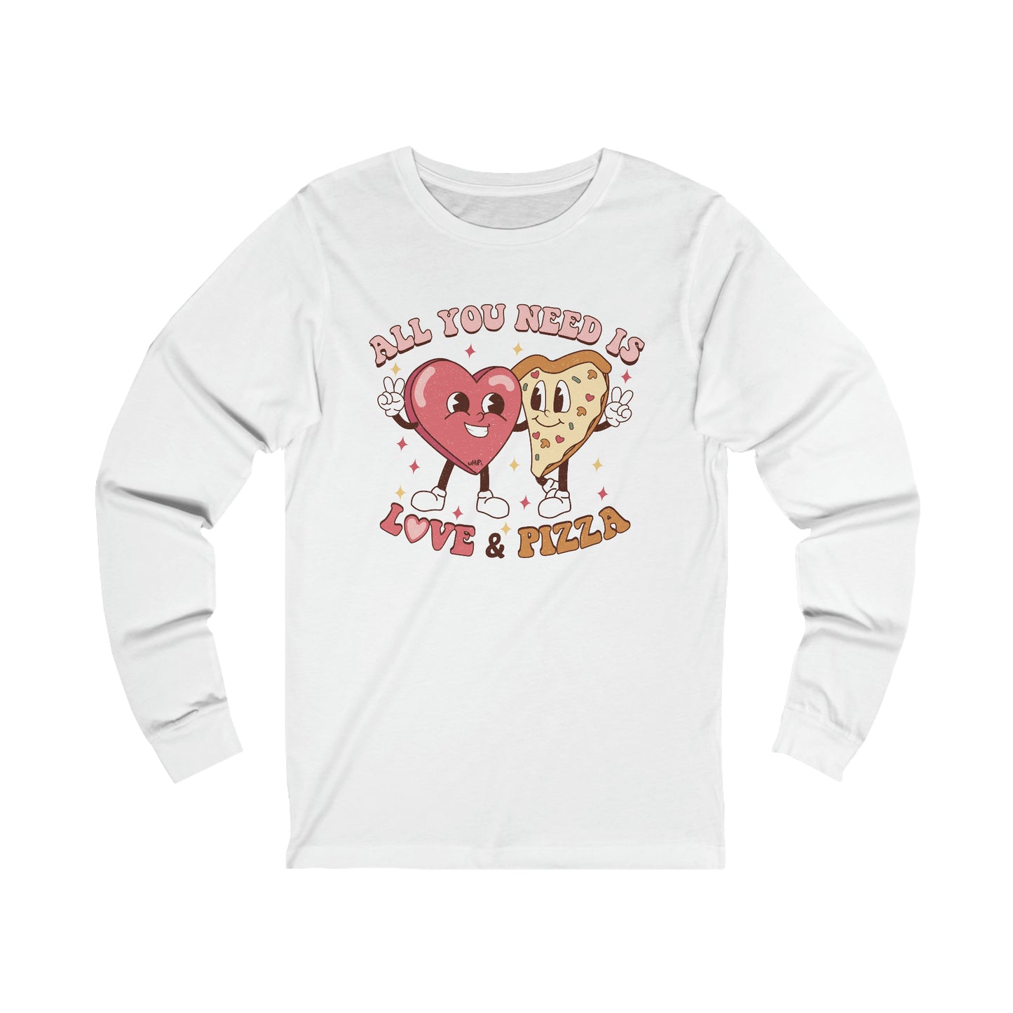Love and Pizza Bella Canvas Long Sleeve