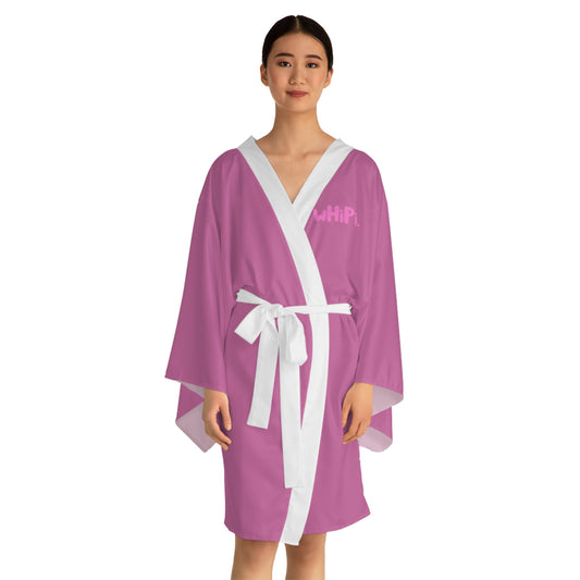 Pink wHiPi. Long Sleeve Kimono Robe
