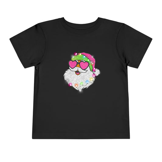 Santa with Glasses Toddler Tee