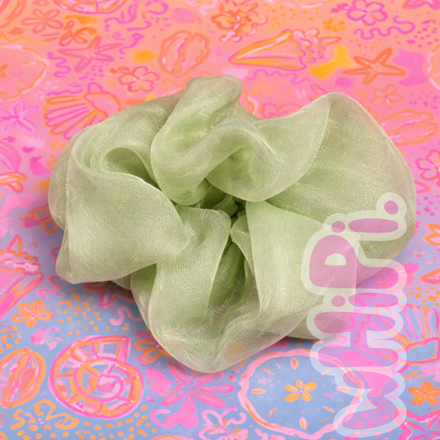 Sea Glass Glow Scrunchie