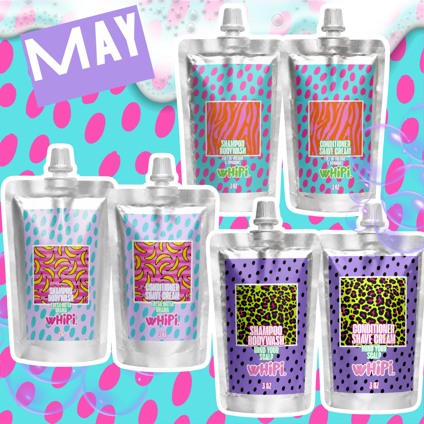 Monthly wHiPi. Beauty Bag Bundle- May