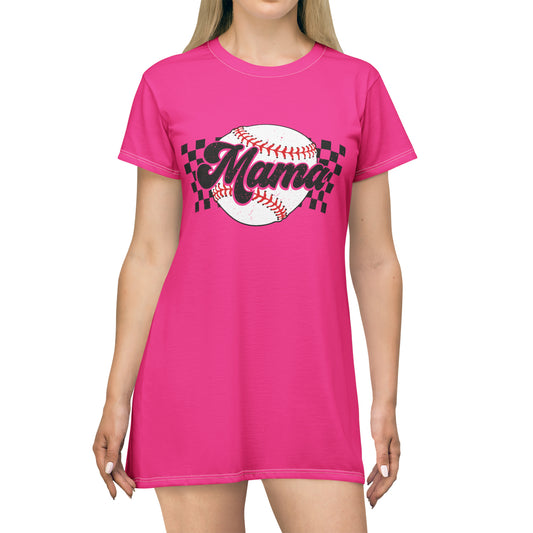 Baseball Mama Tshirt Dress