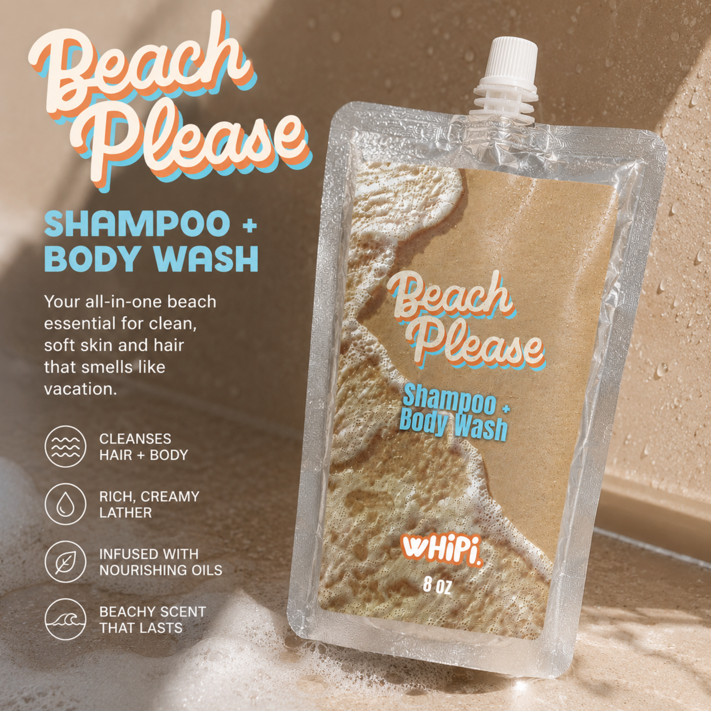 Beach Please Shampoo + Body Wash