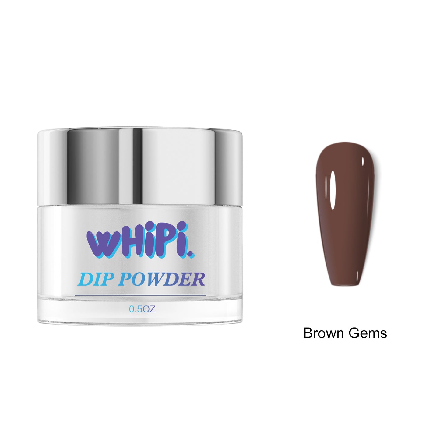 Brown Gems Dip Powder
