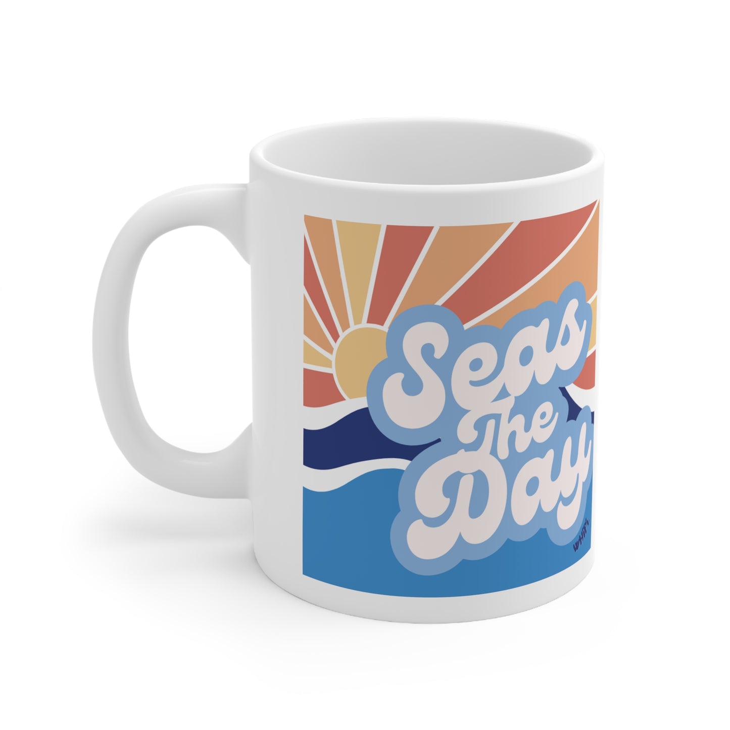 Seas The Day Ceramic Mug 11oz