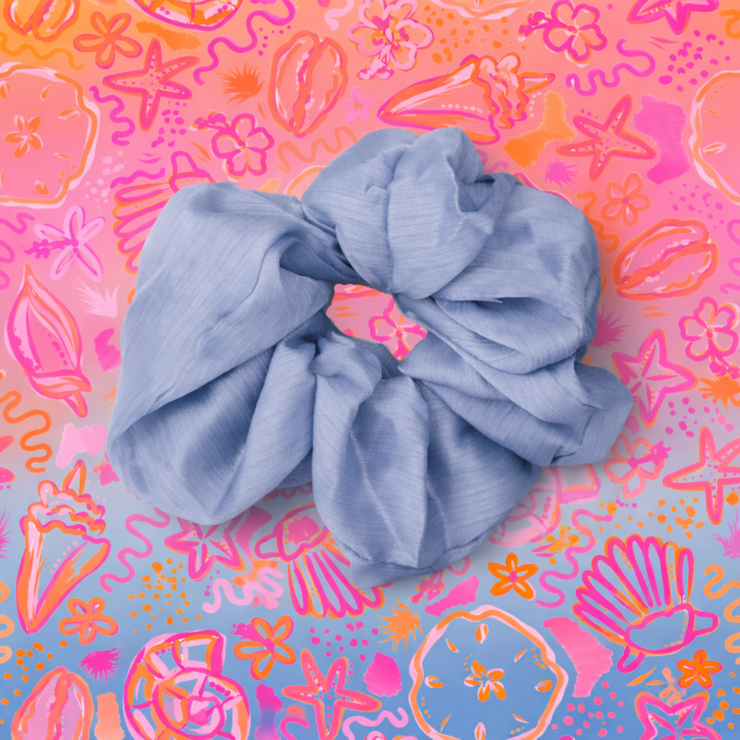 Blue Tide Scrunchie