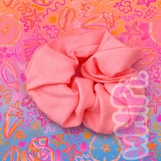 Coral Crush Scrunchie