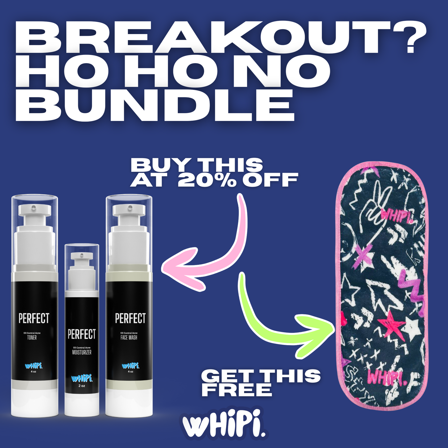 Breakout? Ho Ho NO Bundle- Perfect Oil and Acne