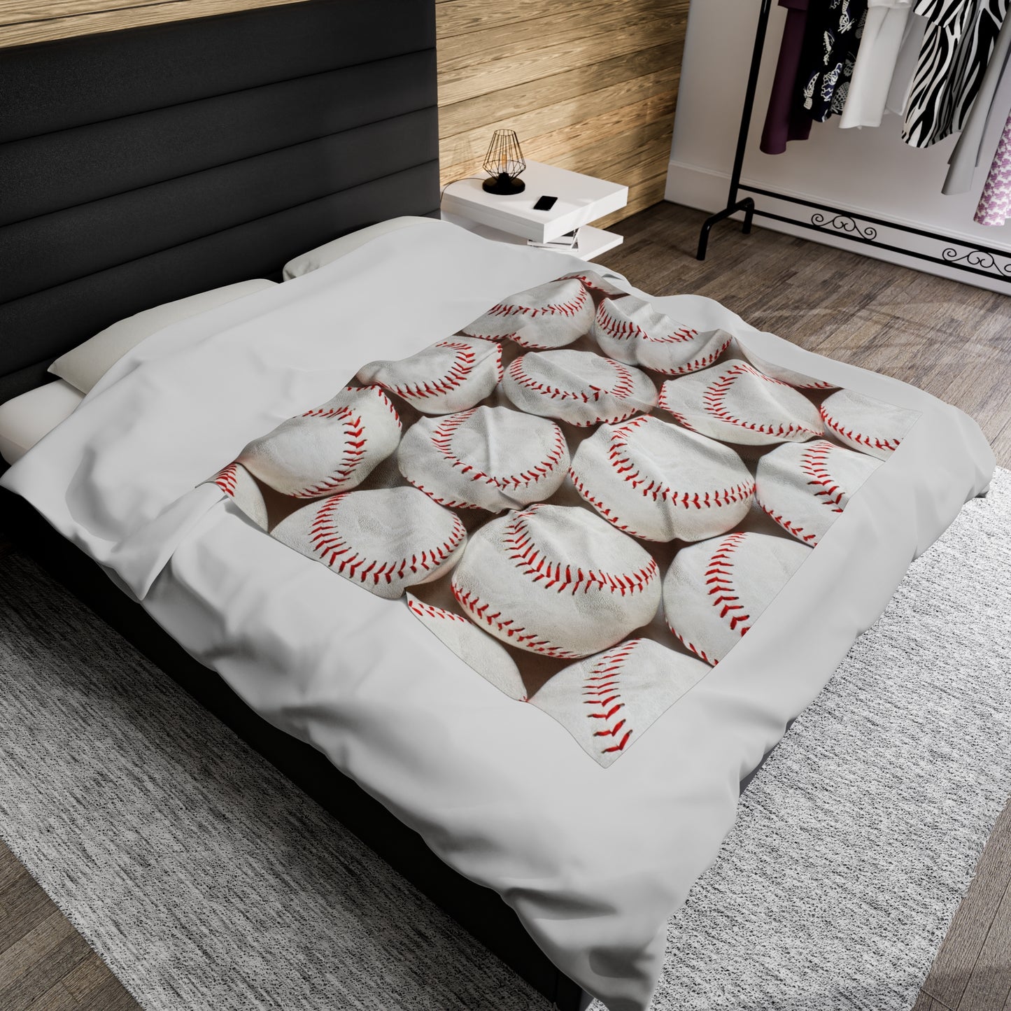 Baseball Plush Blanket
