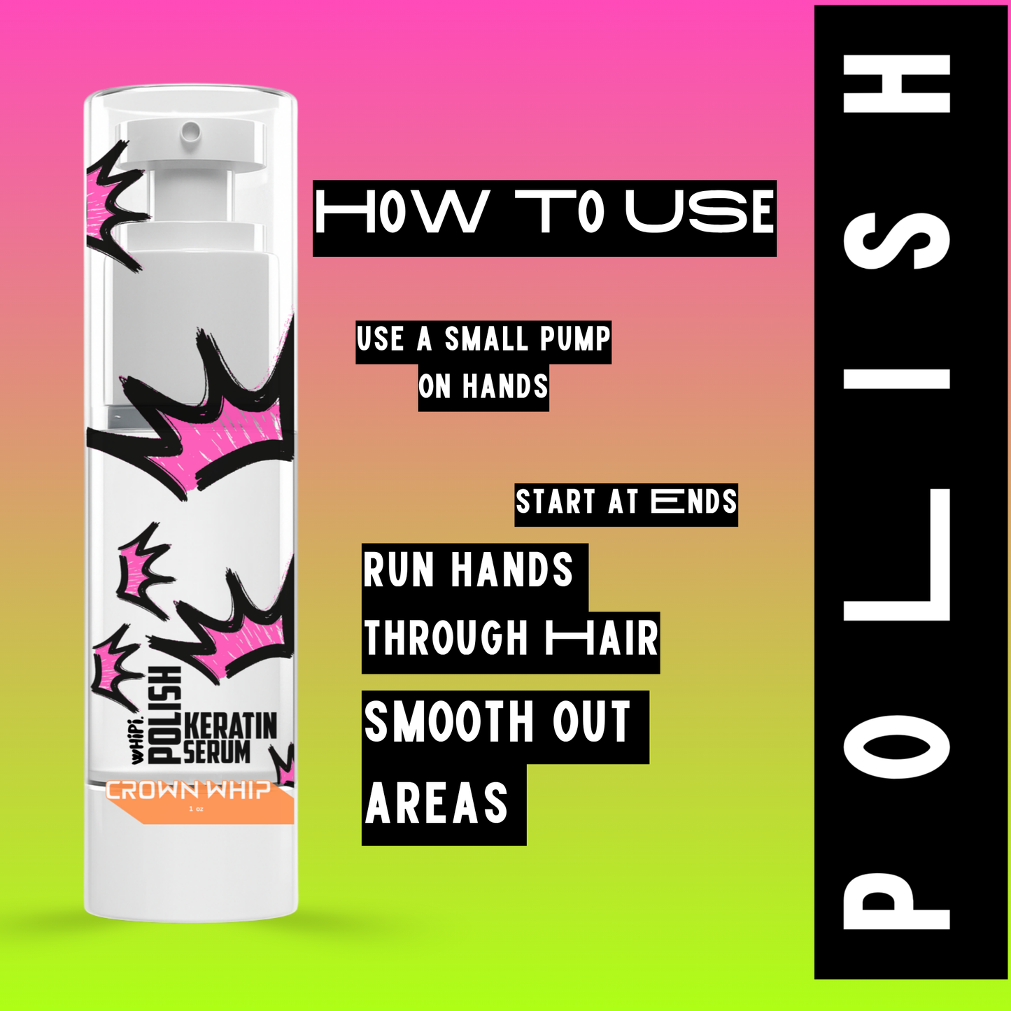 Polish- Keratin Infused Hair Serum