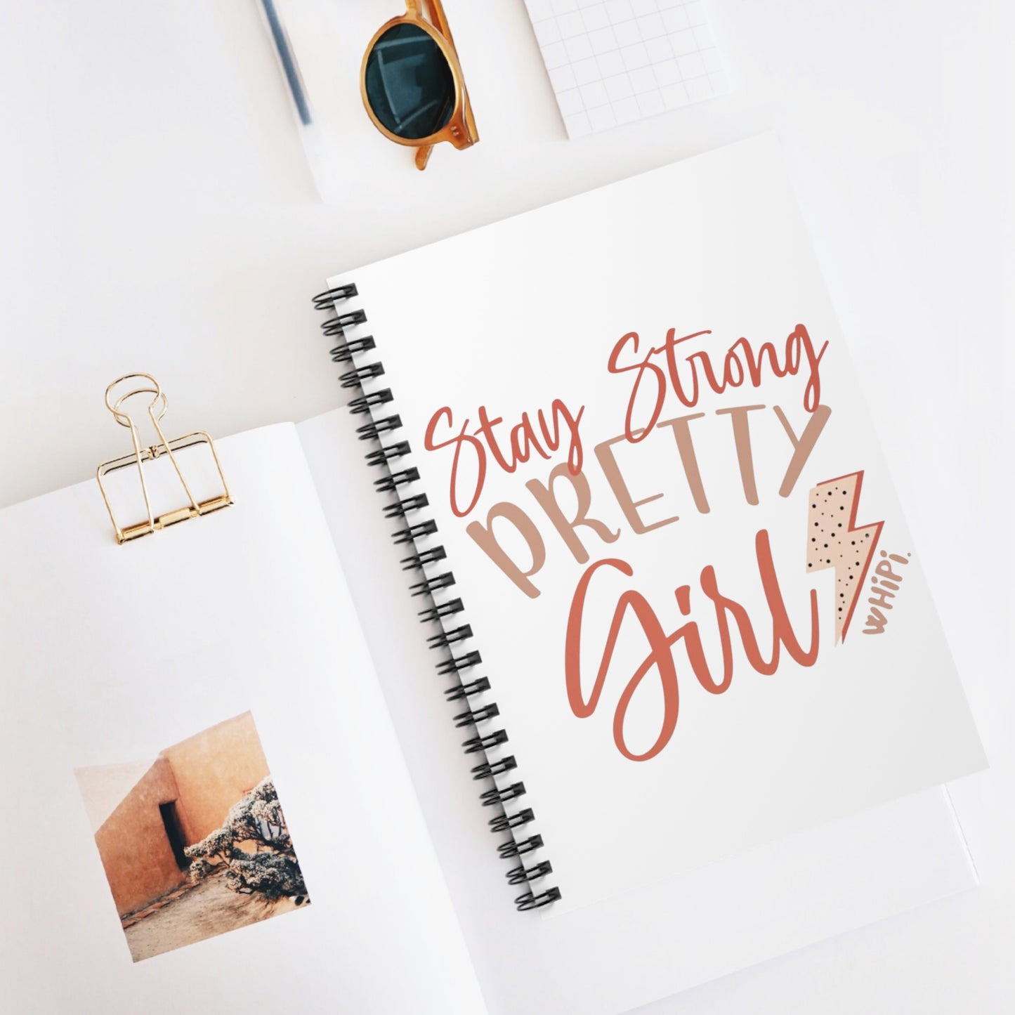 Stay Strong Pretty Girl Journal