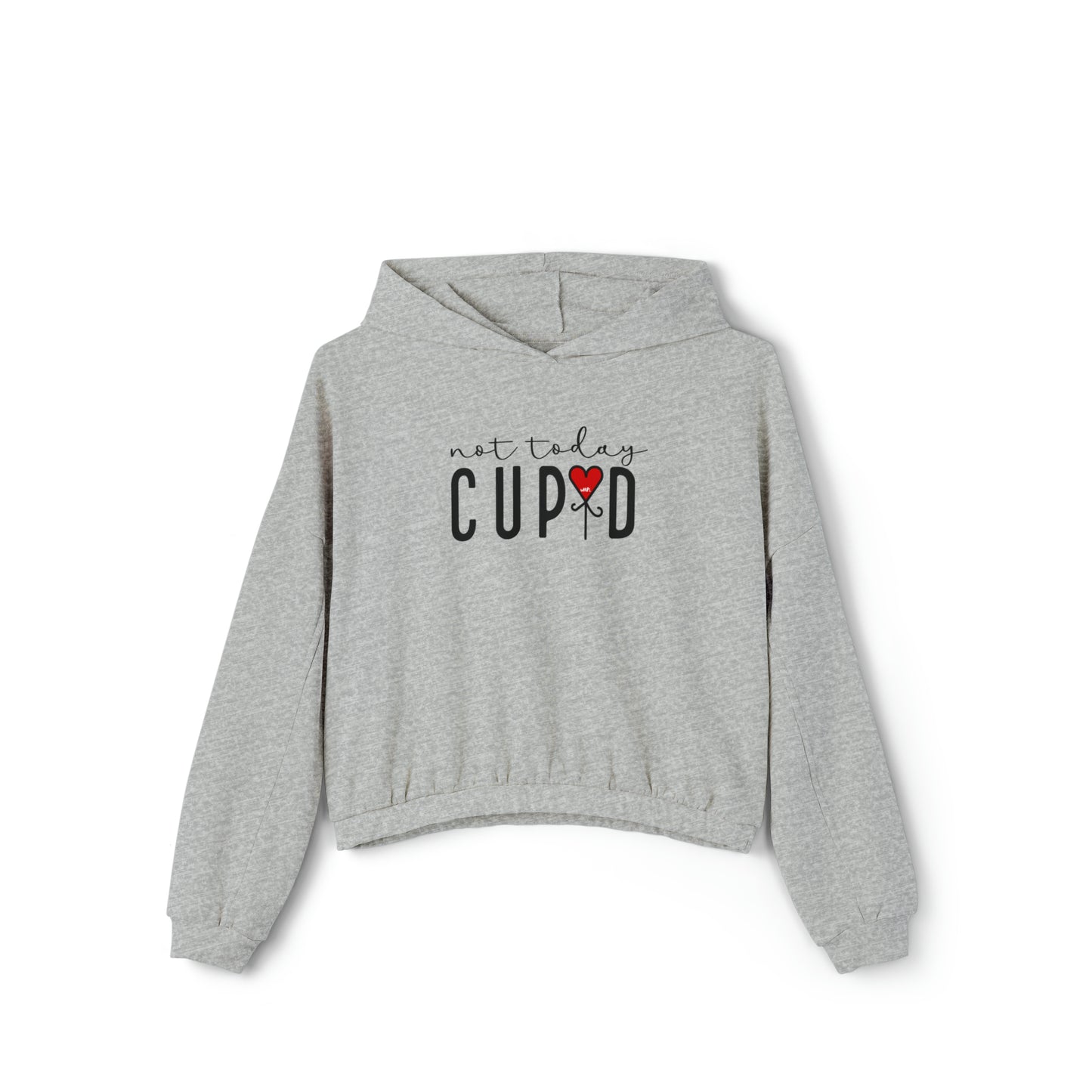 Cropped Not Today Cupid Hoodie