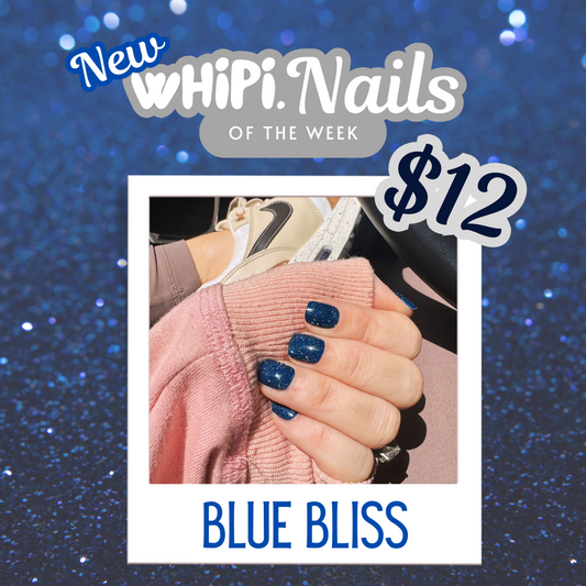 wHiPi. Press On Nails- Blue Bliss