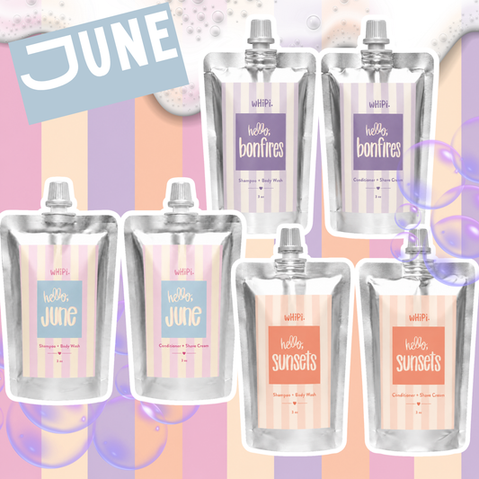 Monthly wHiPi. Beauty Bag Bundle- June