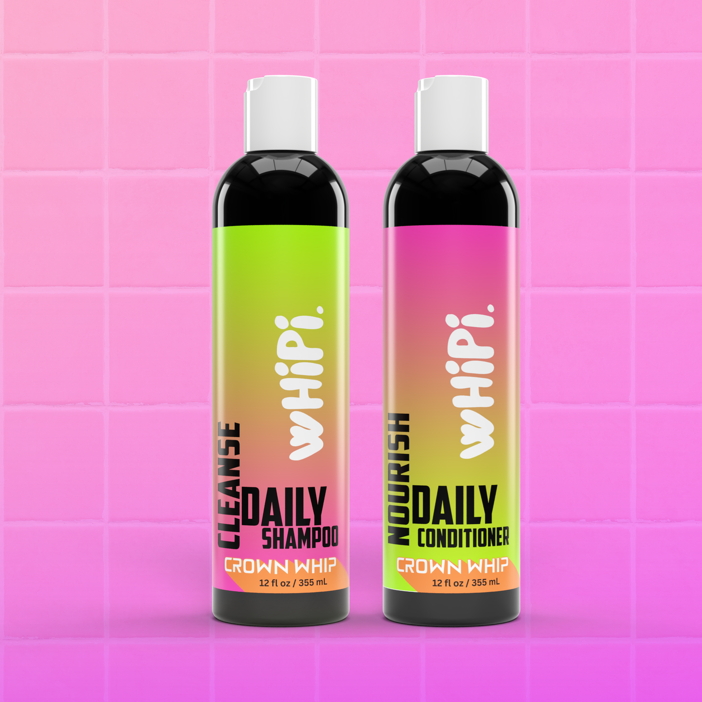 Crown Whip- Duo 12 oz Bottles