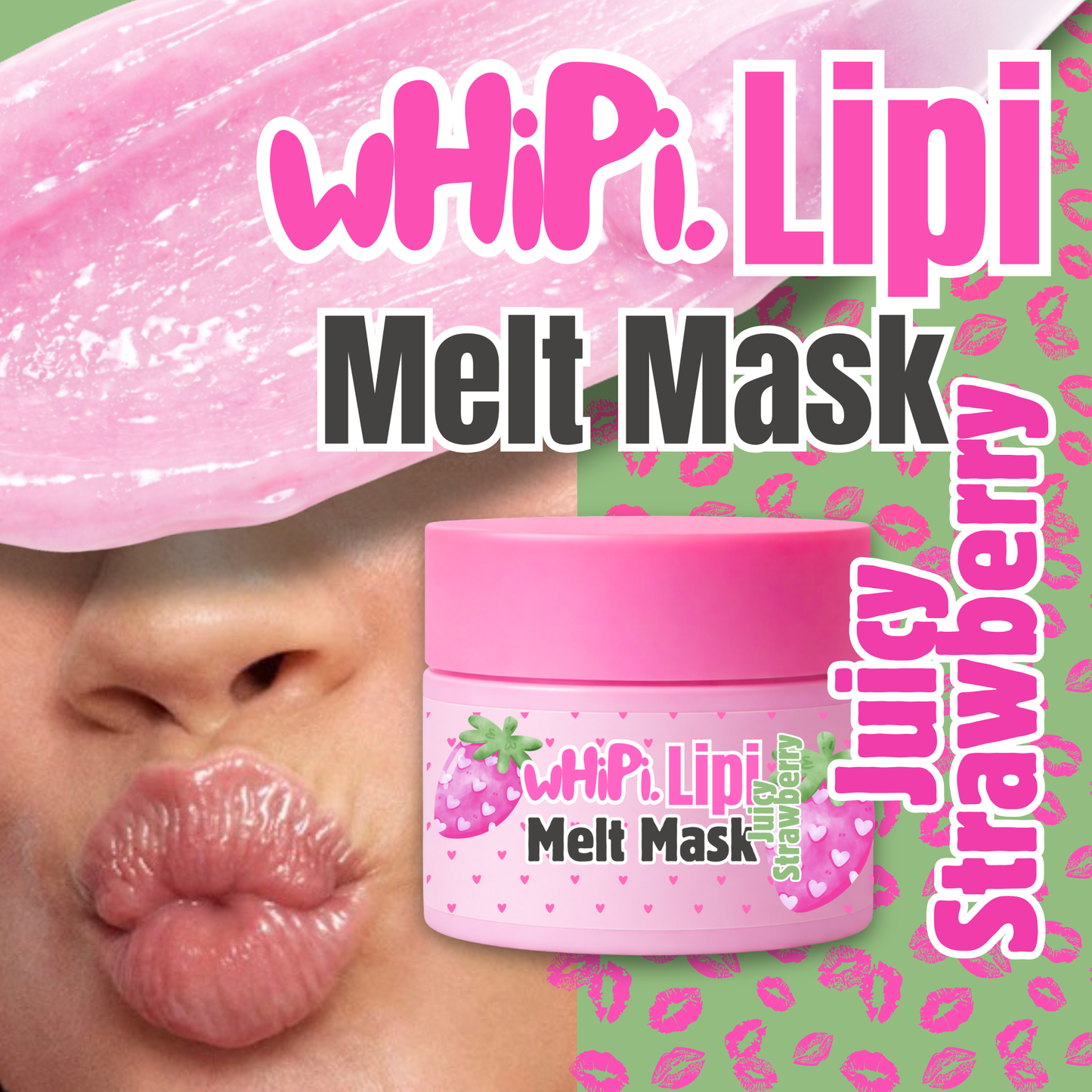 wHiPi. LiPi. Melt Mask-Juicy Strawberry