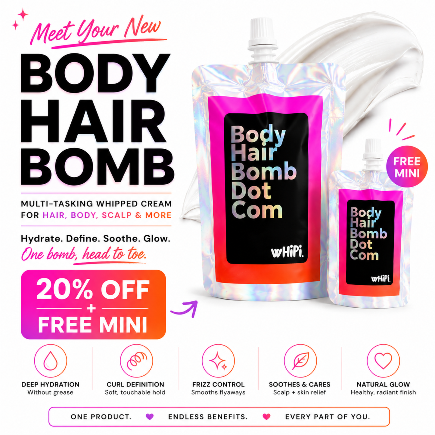Bombshell Bundle- Hair+Body Bomb