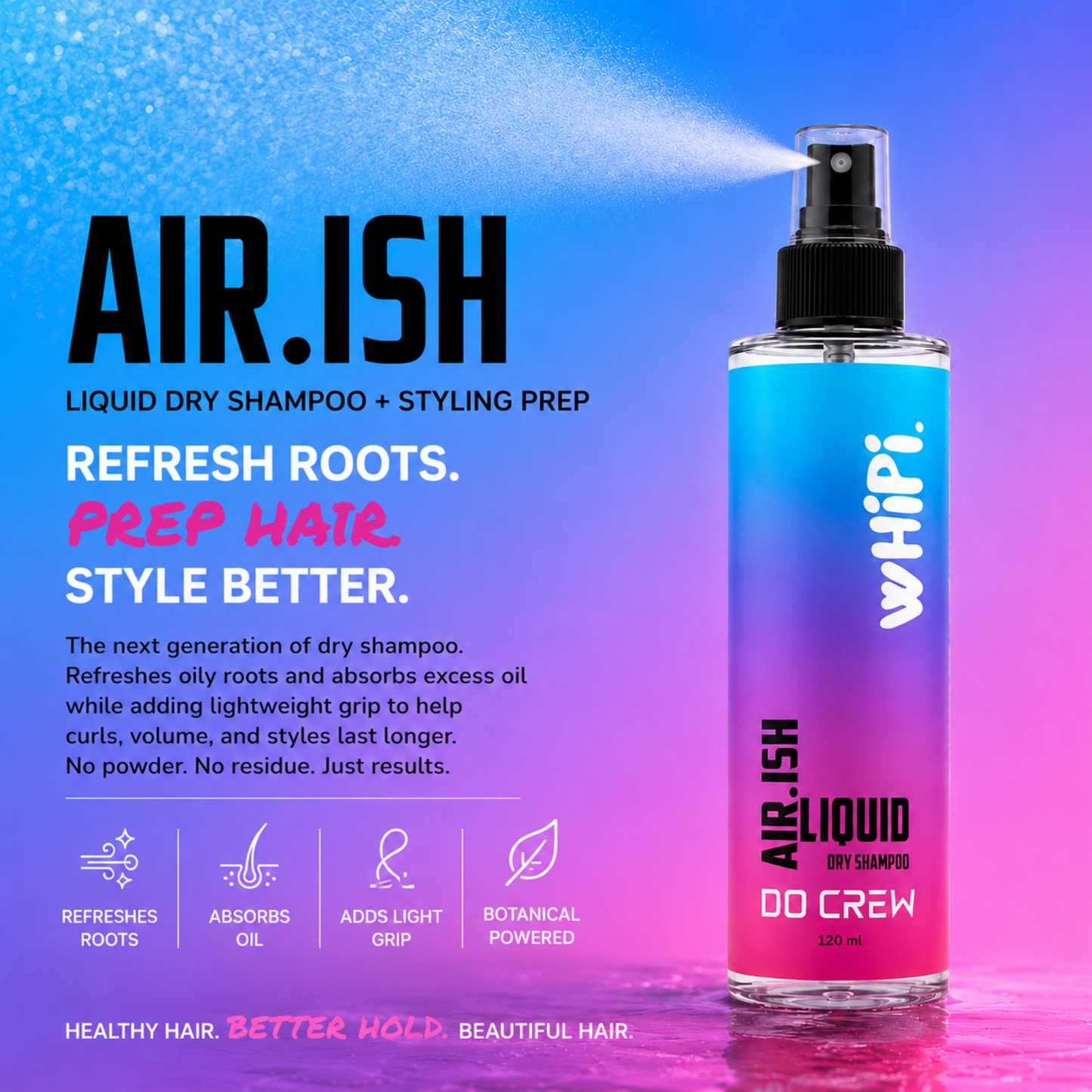 wHiPi. Air.ish Dry Spray
