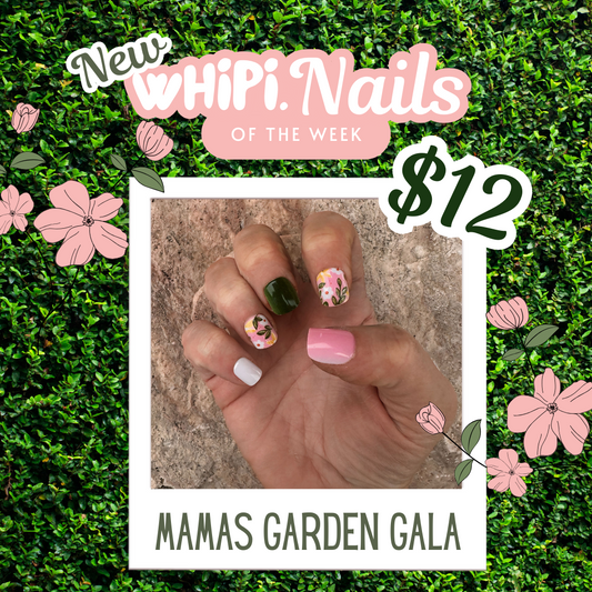wHiPi. Press On Nails- Mamas Garden Gala