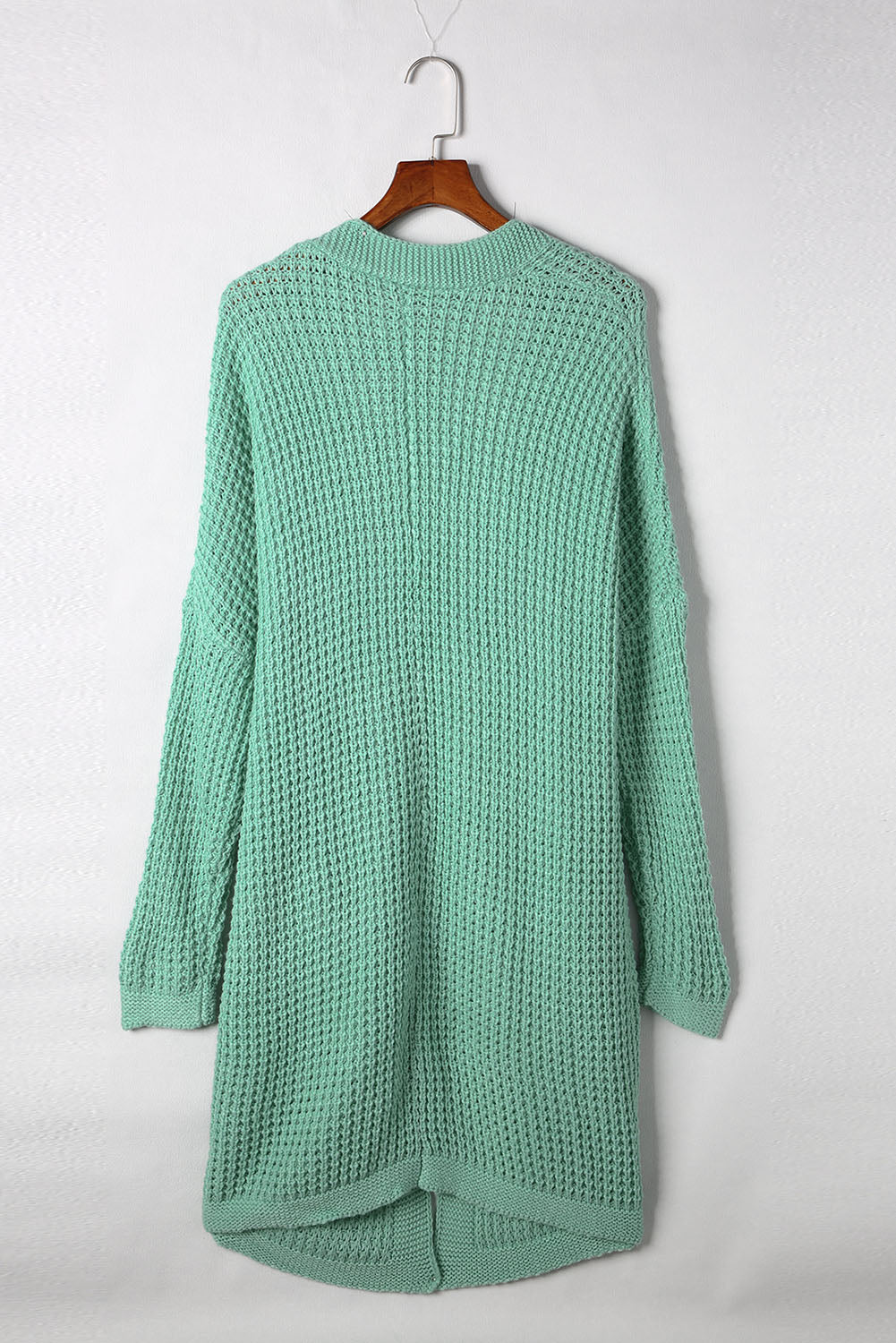 Extended Line Knit Cardi with Pockets