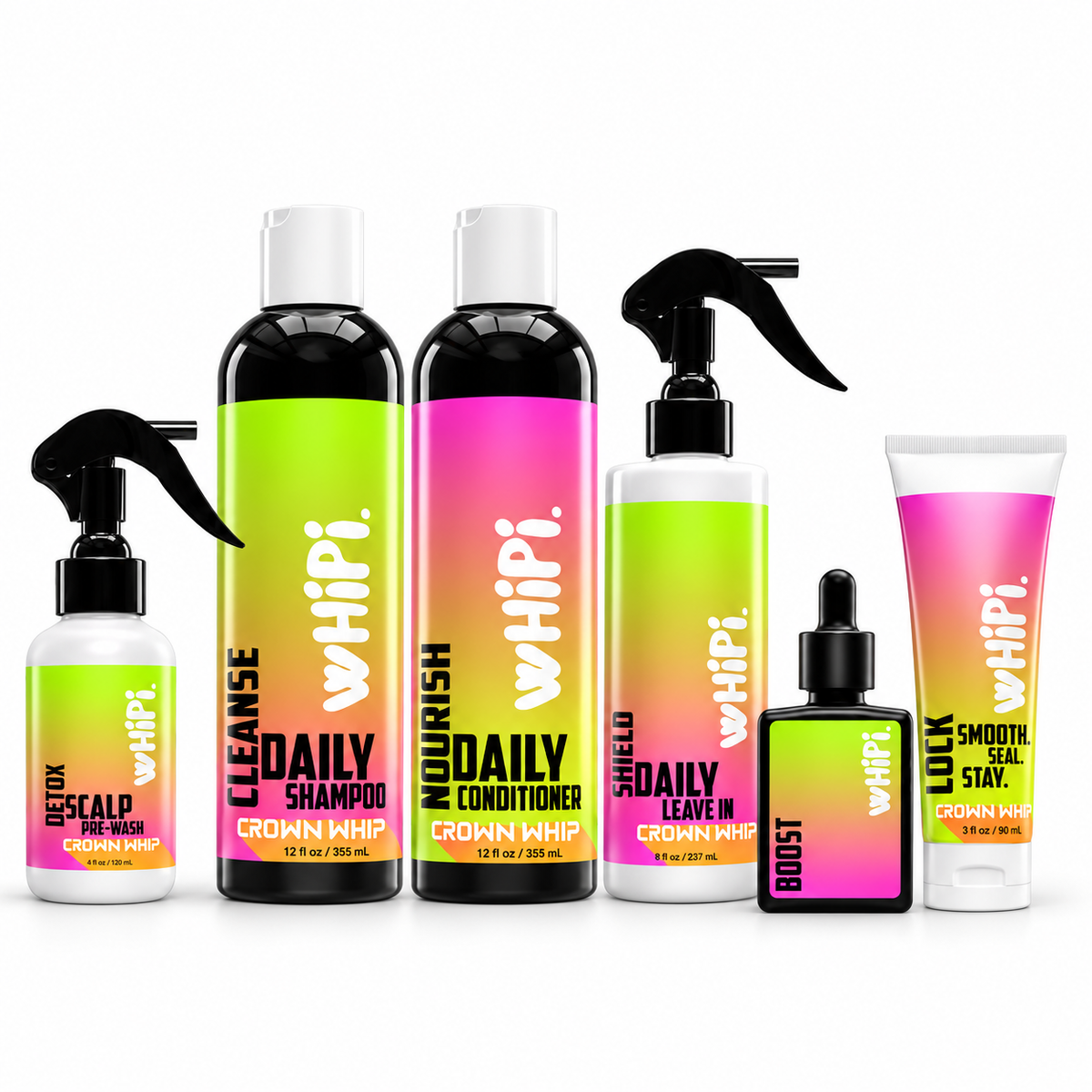 Crown Goals Bundle- 12 oz Bottles, complete contents on a white background.