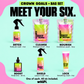 Six products included in Crown Goals bag set, with each product's exact size and packaging.