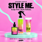 Style Me bundle: Boost 30 mL scalp tonic, Shield 8 oz leave-in mist and Lock 3 oz smoothing cream.