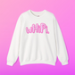 wHiPi. Pink Logo Sweatshirt