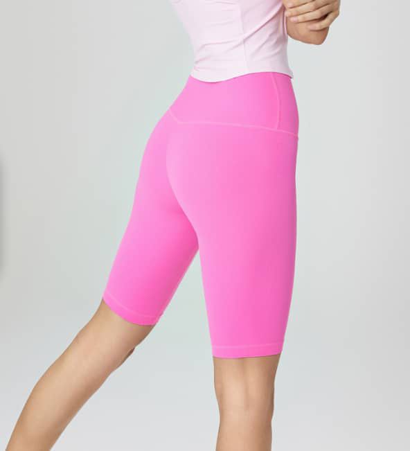 wHiPi.'s Signature Barbie Pink Seamless High Waisted Shorts