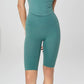 wHiPi.'s Signature Forest Green Seamless High Waisted Shorts