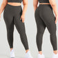 wHiPi.'s Signature Curvy Dark Brown Seamless High Waisted Leggings