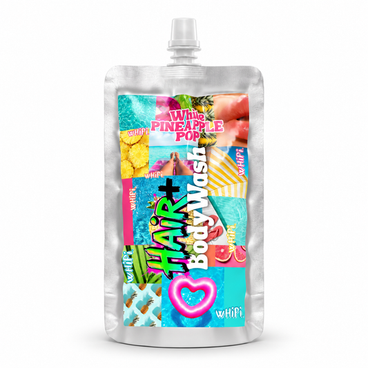 White Pineapple Pop Shampoo-8 oz on a clean white background.