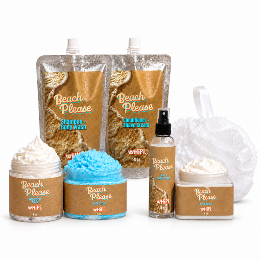 The Beach Please Getaway Bundle on a clean white background.