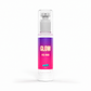 GLOW Face Wash product photograph on white with smooth purple-to-pink label.