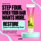Restore deep conditioning mask presented as Step Four, used instead of Nourish for extra conditioning.