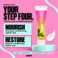 Choose Nourish for everyday lighter conditioning or Restore for richer deep conditioning after Cleanse and optional Repair.