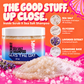 Inside Scrub It Sea Salt Shampoo: sea salt, glycerin, lavender extract, and a foaming cleansing base.