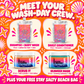 Four hair favorites: 8 oz Shampoo + Body Wash, 8 oz Conditioner, 12 oz Scrub It, 12 oz Seaweed Mask, plus a free Stay Salty Beach Bag.
